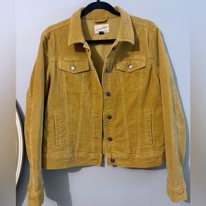 Universal Thread Golden Corduroy Jacket